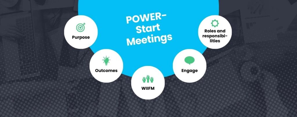 Use POWER START For More Purposeful and Effective Meetings