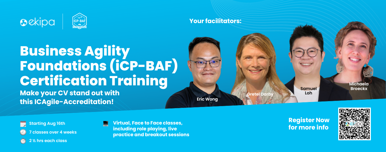 Business Agility Foundations (iCP-BAF) ICAgile Certification – Join us online on August 16!